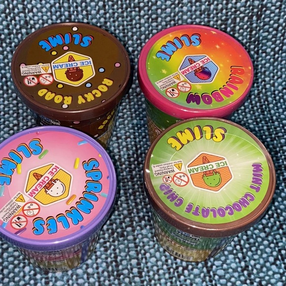 Joe Trend Ice Cream SLIME Scented Mix-In Sprinkles Bears Chocolate Chip FUN 4pk - Picture 3 of 8